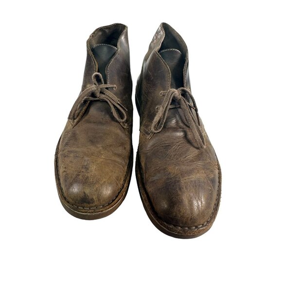 Clarks Originals Men 13M Brown Nubuck Leather Chukka Lace Up  Ankle Desert Boots main image 6